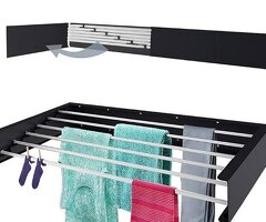 (قاعدة منشر الغسيل المثبتة على الحائط)