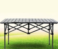 (طاولة الرحلات الألمونيوم قابلة للطي)